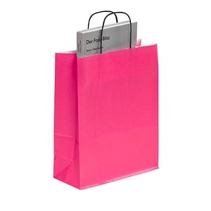 VP Papier-Tragetaschen Toptwist purple 24,0 x 31,0 cm, 50 St.