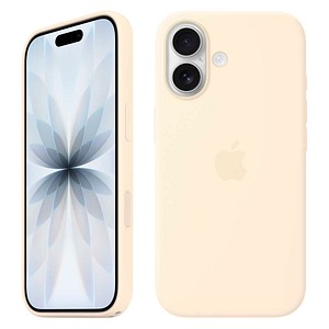 Apple Silikon Case mit MagSafe Handyhülle für Apple iPhone 17 vanille