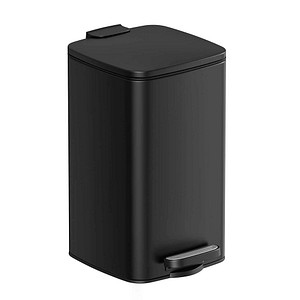 0194343154541 - Kosmetikeimer 8 Liter Mülleimer Bad kleiner Abfalleimer Tretmülleimer - Schwarz - Songmics 0194343154541 - Kosmetikeimer 8 Liter Mülleimer Bad kleiner Abfalleimer Tretmülleimer - Schwarz - Songmics