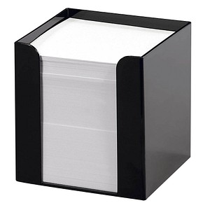 4001868099096 - Zettelbox 827121 95x95x95cm schwarz Kunststoff inkl 700 Notizzettel 4001868099096 folia