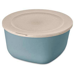 koziol Frischhaltedose Connect 13,0 cm hoch blau, beige 4,0 l, 1 St.