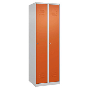 4067521414736 - Spind Classic Plus reinorange lichtgrau 080000-20-S10032 2 Schließfächer 600 x 500 x 1850 cm 4067521414736 C+P-Möbel 4067521414736 - Spind Classic Plus reinorange lichtgrau 080000-20-S10032 2 Schließfächer 600 x 500 x 1850 cm 4067521414736 C+P-Möbel