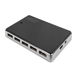 DIGITUS USB-Hub DA-70229 10-fach schwarz