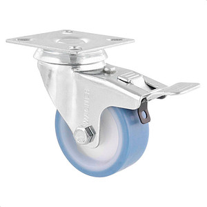 4001073056150 - Apparate-Lenkrollen ECO Rad-Ø 50 mm VE 4 Stk TPR Lenkrolle mit Feststeller Wagner 4001073056150 - Apparate-Lenkrollen ECO Rad-Ø 50 mm VE 4 Stk TPR Lenkrolle mit Feststeller Wagner