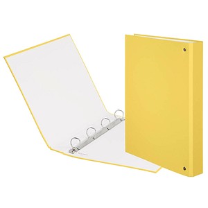 VELOFLEX Basic Ringbuch 4-Ringe gelb 4,0 cm DIN A4, 1 St.