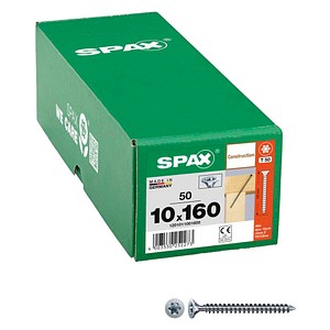 4003530252273 - Schrauben Schrauben -s senkmultikopf 10 x 160 t-star plus T50 vg cut wirox (50 Stk) - Spax