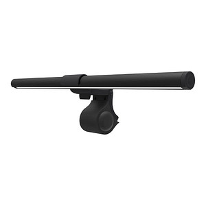 Hansa LED-Monitorlampe Flash, schwarz, mit Klemme, dimmbar 7612176092265 Hansa