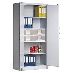 4025314207354 - Sicherheitsschrank 1170-00 Stahl abschließbar + feuerfest 5 OH 93 x 195 x 50 cm blau lichtgrau 4025314207354 C+P-Möbel 4025314207354 - Sicherheitsschrank 1170-00 Stahl abschließbar + feuerfest 5 OH 93 x 195 x 50 cm blau lichtgrau 4025314207354 C+P-Möbel