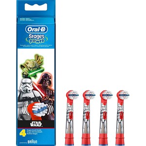 4 Oral-B Stages Power Star Wars Zahnbürstenaufsätze
