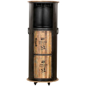 4041908128027 - Hausbar LUNI 304067 schwarz 600 x 600 x 1550 cm 4041908128027 Garden Pleasure