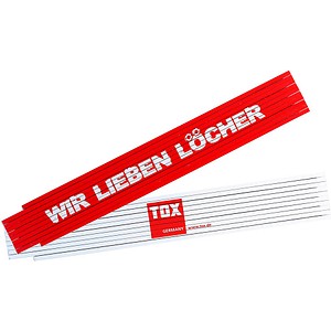 4049563061215 - WIR LIEBEN LÖCHER Meterstab Holz 4049563061215 TOX