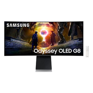 SAMSUNG Odyssey G85SD S34DG850SU Curved Monitor 86,0 cm (34,0 Zoll) silber