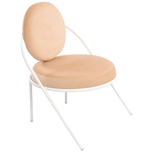 meet powered by PAPERFLOW Sessel SATURNE elfenbein weiß Stoff 70,0 x 73,0 x 88,0 cm, 1 St.