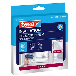 Tesa Thermo Cover Fensterisolierfolie transparent 1.5m