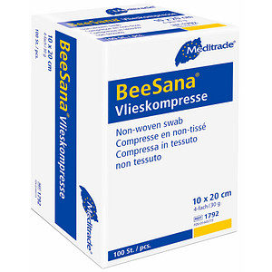 Meditrade® Vlies-Kompressen BeeSana® 1792 weiß 20,0 x 10,0 cm, 100 St.