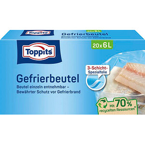 Toppits Gefrierbeutel 6,0 l, 20 St.