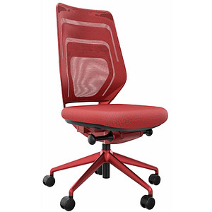 4260761570280 - Bürostuhl Asiento 4260761570280 Stoff rot Gestell rot