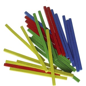 SEEHAUS 6782 Holz Lernfix Zählstäbchen 73mm bun 4002558016058 SEEHAUS 20 Stück