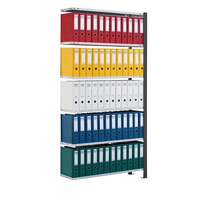 4058255034420 - Anbau-Steckregal 1000 x 300 x 2000 cm schwarz 6 Fachböden 4058255034420 SCHULTE 4058255034420 - Anbau-Steckregal 1000 x 300 x 2000 cm schwarz 6 Fachböden 4058255034420 SCHULTE