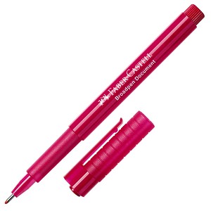 Faber-Castell Fineliner Broadpen 1554 rot 0,8 mm  4005401554219 Faber-Castell