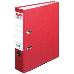 herlitz maX.file nature plus Ordner rot Karton 8,0 cm DIN A4 herlitz maX.file nature plus Ordner rot Karton 8,0 cm DIN A4