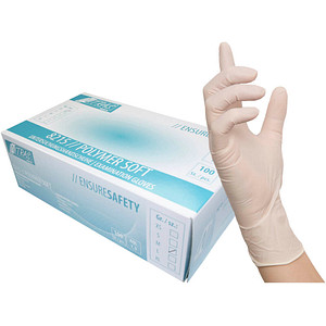 4059904089754 - NITRAS POLYMER SOFT Latex Einmalhandschuhe weiß Unsteril Rollrand puderfrei beidseitig tragbar extra griffig 1 Packung = 100 Stück Größe M 4059904089754 - NITRAS POLYMER SOFT Latex Einmalhandschuhe weiß Unsteril Rollrand puderfrei beidseitig tragbar extra griffig 1 Packung = 100 Stück Größe M