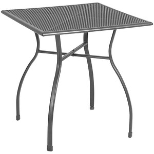 4009977866325 - Greemotion Gartentisch Tisch Toulouse 70 x 74 x 70 cm Grau Metall 4009977866325 - Greemotion Gartentisch Tisch Toulouse 70 x 74 x 70 cm Grau Metall