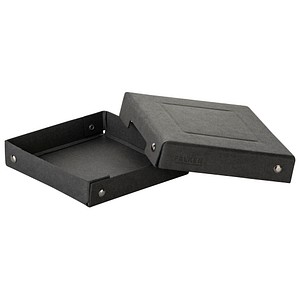 Falken Aufbewahrungsbox PureBox Black 22001736, mit Deckel, Pappe schwarz 4014481245160 Falken