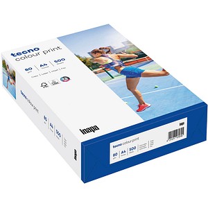 tecno Laserpapier colour print DIN A4 80 g/qm 500 Blatt tecno Laserpapier colour print DIN A4 80 g/qm 500 Blatt