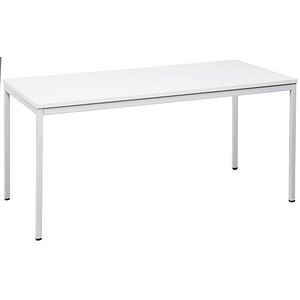 4260610840823 - Mehrzwecktisch weiß rechteckig Vierkantrohr weiß 2000 x 800 x 750 cm 4260610840823 Gürkan