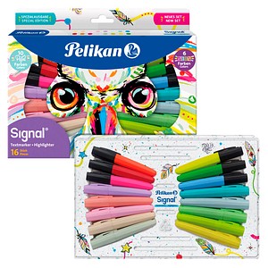 4012700825070 - Textmarker Signal 300010036 Pack 16-farbig sortiert 1-5mm Keilspitze 4012700825070 16 Stück