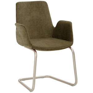 4032376535417 - Besuchersessel myHELIOS moos chrom Stoff 4032376535417 Mayer