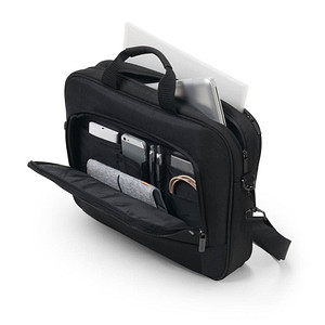 DICOTA Laptoptasche Eco Top Traveller BASE Kunstfaser schwarz D31671-RPET bis 44,0 cm (17,3 Zoll)