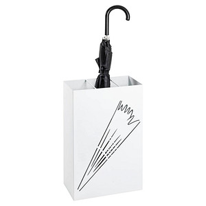 4001070223784 - HAKU Möbel Schirmständer (BHT 30x48x16 cm) BHT 30x48x16 cm weiß Balkonschirmständer Sonnenschirmhalter Bodenplatte Sonnenschirmständer Sonnenschirmhalterung