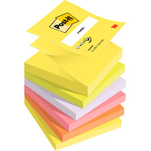 Post-it® Z-Notes Haftnotizen R330NR farbsortiert 6 Blöcke