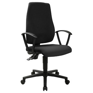 4067976999987 - Bürostuhl MAXX 500 schwarz   schwarz mit Armlehnen bis 110kg 4067976999987 Topstar