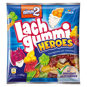 nimm2® Lachgummi Heroes Fruchtgummi 225,0 g