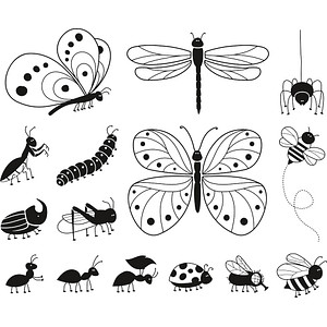 4005329157387 - Motivstempel-Set Insekten 4005329157387 HEYDA