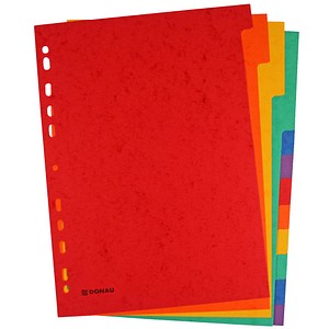 PBs Kartonregister 8671012-99, 12-teilig blanko, A4, 225 g/m², farbige Taben, 12-teilig 9004546506331 PBs