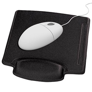 Mousepad mit Handgelenkauflage schwarz