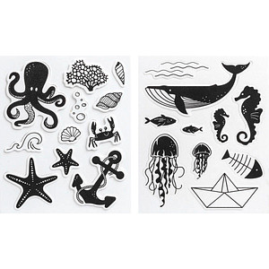 4005329157349 - Motivstempel-Set Maritim 100 - 550 mm 4005329157349 HEYDA