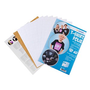 10 HERMA Transferpapier zum Aufbügeln schwarz DIN A4