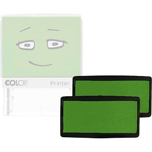 9004362532026 - 2 Stempelkissen Nio School smooth green 141 x 92 cm