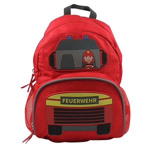 PBs Kinderrucksack 7290842-91, Feuerwehr 3D, mit Reißverschluss 9004546532989 PBs