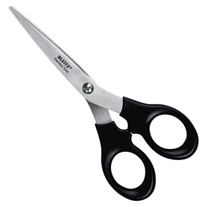 4002432138241 - LEITZ® Schere 5423 ergonomischer Griff für Links- Rechtshänder geeignet L 165 mm rostfreier Stahl Kunststoff schwarz 4002432138241 - LEITZ® Schere 5423 ergonomischer Griff für Links- Rechtshänder geeignet L 165 mm rostfreier Stahl Kunststoff schwarz