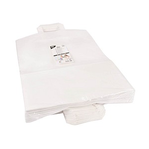 4002911864524 - Tragetaschen Papier 44 cm x 32 cm x 17 cm weiß mit Tragegriff 86452 4002911864524 86452 50 Stück 4002911864524 - Tragetaschen Papier 44 cm x 32 cm x 17 cm weiß mit Tragegriff 86452 4002911864524 86452 50 Stück