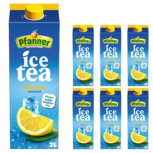 Pfanner Eistee Zitrone Limette 6x 2L
