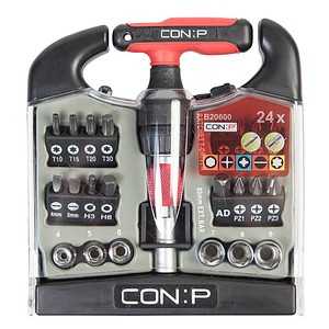 Ratschenschraubendreher-Set 24-teilig