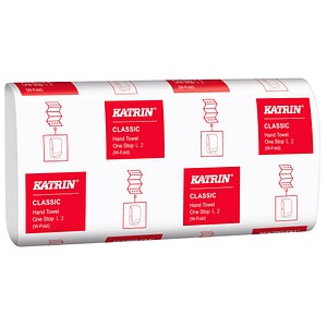 Papierhandtücher Classic One Stop L 2 Interfold-Falzung 2-lagig