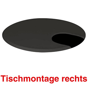 Kerkmann Move Kabeldurchführung 6,0 cm schwarz